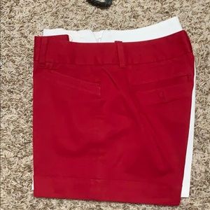 Red shorts